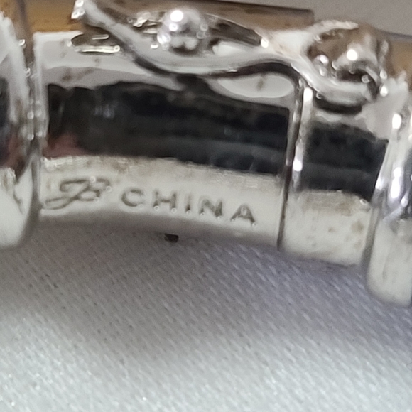 Vintage Joan Boyce Leather Pavé Crystal Bracelets - Picture 7 of 8